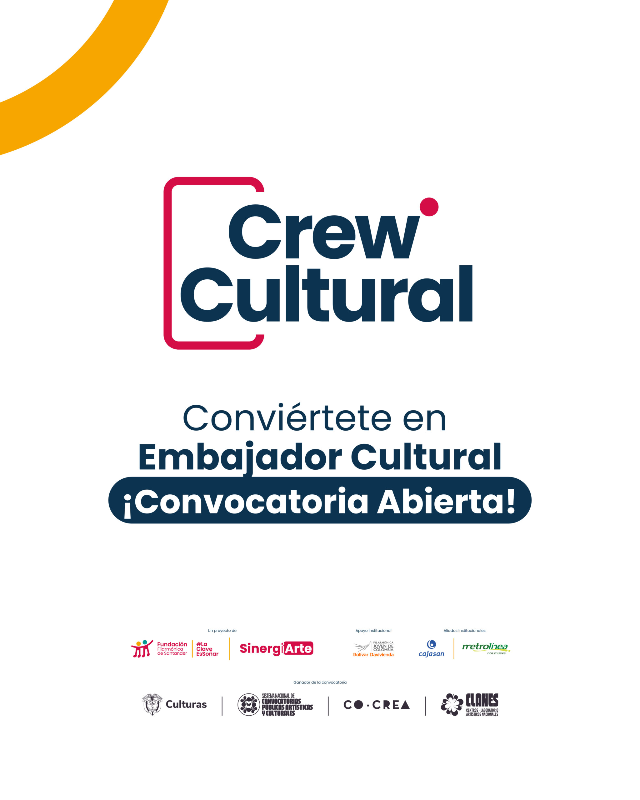 Convocatoria abierta: Crew Cultural – SinergiArte